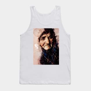 Old lady portrait Tank Top